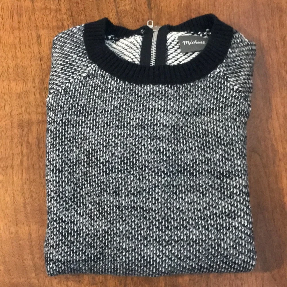 Michael Stars High Low Zip Back Sweater - Picture 9 of 9